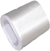 Tuleje zaciskowe 2,5 DIN 3093 Aluminium 5 sztuk