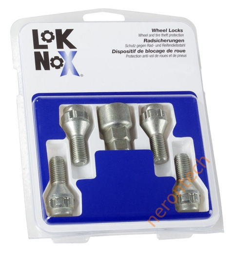 Zabezpieczenia do kół M12x1,25x24 K17/19 Lok Nox Zabezpieczenia do kół M12x1,25x24 K17/19 Lok Nox