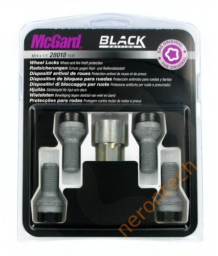 Zabezpieczenia do kół McGard M14x1,50x27 K17 R14 Zabezpieczenia do kół McGard M14x1,50x27 K17 R14