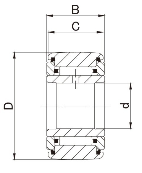 NATR NART20LL/3AS NTN Rolka igiełkowa 20x47x25