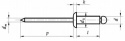 Nit nity zrywalne 4x10 A2/A2 ISO 15983 10szt. Nit nity zrywalne 4x10 A2/A2 ISO 15983 10szt.