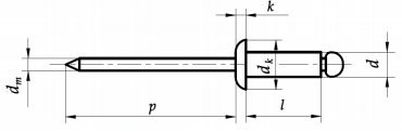 Nit nity zrywalne 5x10 A2/A2 ISO 15983 5szt. Nit nity zrywalne 5x10 A2/A2 ISO 15983 5szt.