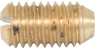 Wkręt dociskowy bez łba mosiądz M5x8 DIN553 5szt