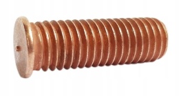 M10x25 Kołki do zgrzewania ISO 13918 miedziowane 200szt