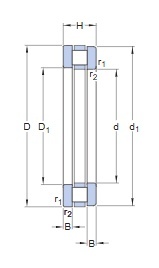 Łożysko walcowe 81102 TN SKF