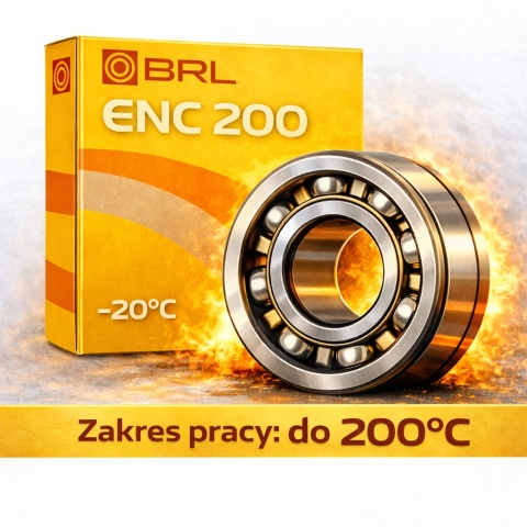 6004 ENC ZZ 200°C BRL Łożysko kulkowe proste jednorzędowe (obroty max.: 5200rpm)