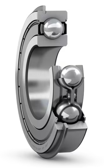 Łożysko kulkowe proste jedno. 6004 NR SKF