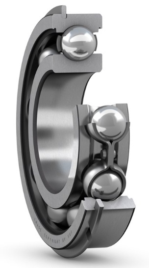 Łożysko kulkowe proste jedno. 6017 NR SKF