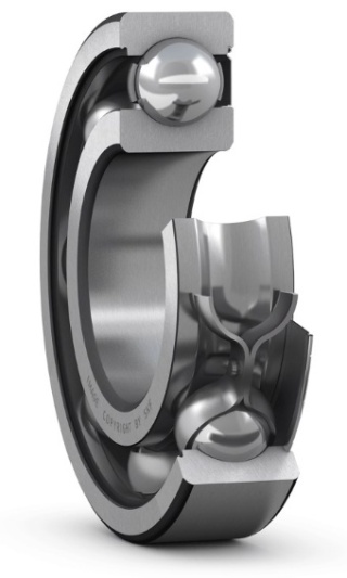 Łożysko kulkowe proste jedno. 6020-RS1 SKF
