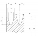 Koło pasowe SPB B 17 118/2 + Tuleja Taper