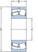 Łożysko baryłkowe 22210 CW33 MGK 50x90x22 Łożysko baryłkowe 22210 CW33 MGK 50x90x22