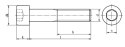 M16x80 Śruby imbusowe ocynk 8.8 DIN 912 PG 25szt.
