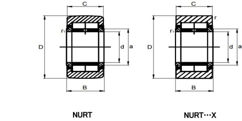 NUTR NURT310/3AS NTN Rolka wałeczkowa 50x110x32