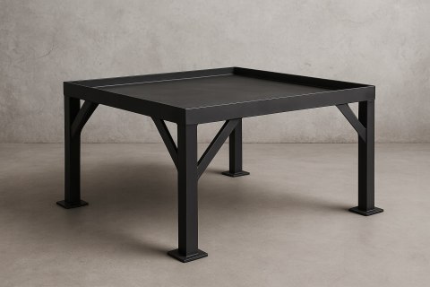 Palenisko ogrodowe stalowe ręcznie wykonane blacha 5 mm 500x600 mm