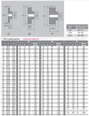 Koło łańcuchowe 12B-1 3/4" Z=36 z piastą