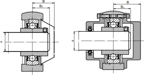Pokrywa zamykająca łożyska LBC210