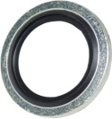 Podkładka metalowo gumowa calowa 3/8" 2 szt