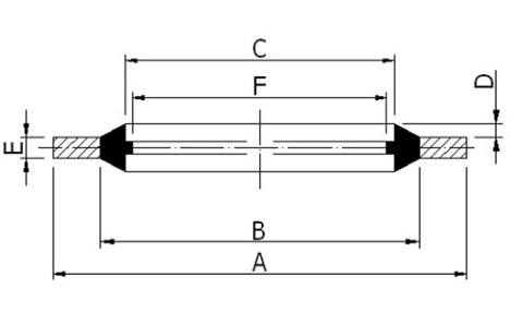 Podkładka metalowo gumowa calowa 3/8" 2 szt