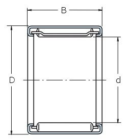 HMK 1015 FBJ Łożysko igiełkowe 10x17x15 HMK 1015 FBJ Łożysko igiełkowe 10x17x15