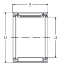 HMK 2025 FBJ Łożysko igiełkowe 20x27x25