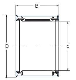 HMK 3030 FBJ Łożysko igiełkowe 30x40x30