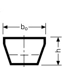 Pas klinowy B HB/17 690Lp 650 Li Optibelt