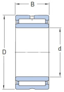 NA 4904 MGK Łożysko igiełkowe 20x37x17