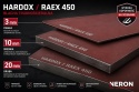 Blacha Hardox / Raex 450 trudnościeralna 8 mm 1000x2000 mm