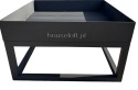 Palenisko ogrodowe 600x600 mm stal 4 mm loft czarne