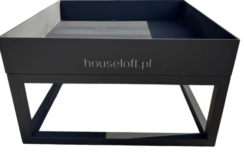 Palenisko ogrodowe 600x600 mm stal 4 mm loft czarne