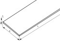 Płaskownik stalowy 80x8 g/w 1000mm
