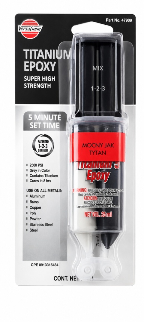 Versachem Titanium Epoxy 25ml Klej Epoksydowy Do Metalu Tytan