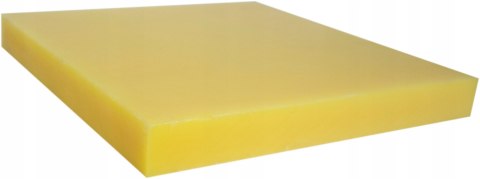 Płyta poliamid PA6-G+olej żółta 10x70x250 mm