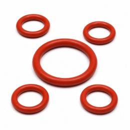 Oring 13.95 x 2.62 Silikonowy 70VMQ Czerwony Uszczelka O-Ring -60°C +200°C 5szt.
