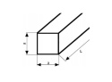 Pręt kwadratowy z mosiądzu 60x60 gat. CW614N długość 50mm (5cm)