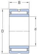NA 4910 MGK Łożysko igiełkowe 50x72x22