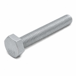 M16x55 Śruba z łbem sześciokątnym 10.9 ocynk płatkowy DIN 933 - 1 szt.