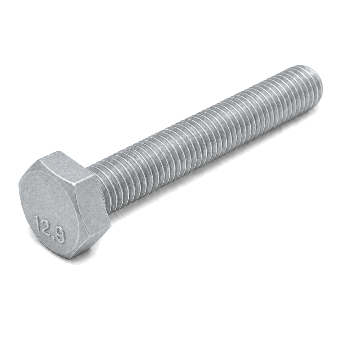 Śruba M16x50 DIN 933 klasy 12.9 ocynk płatkowy