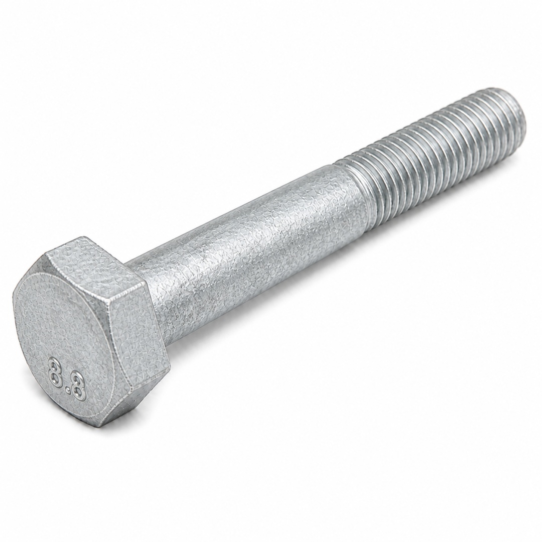 Śruba M20x120 DIN 931 klasy 8.8 ocynk ogniowy