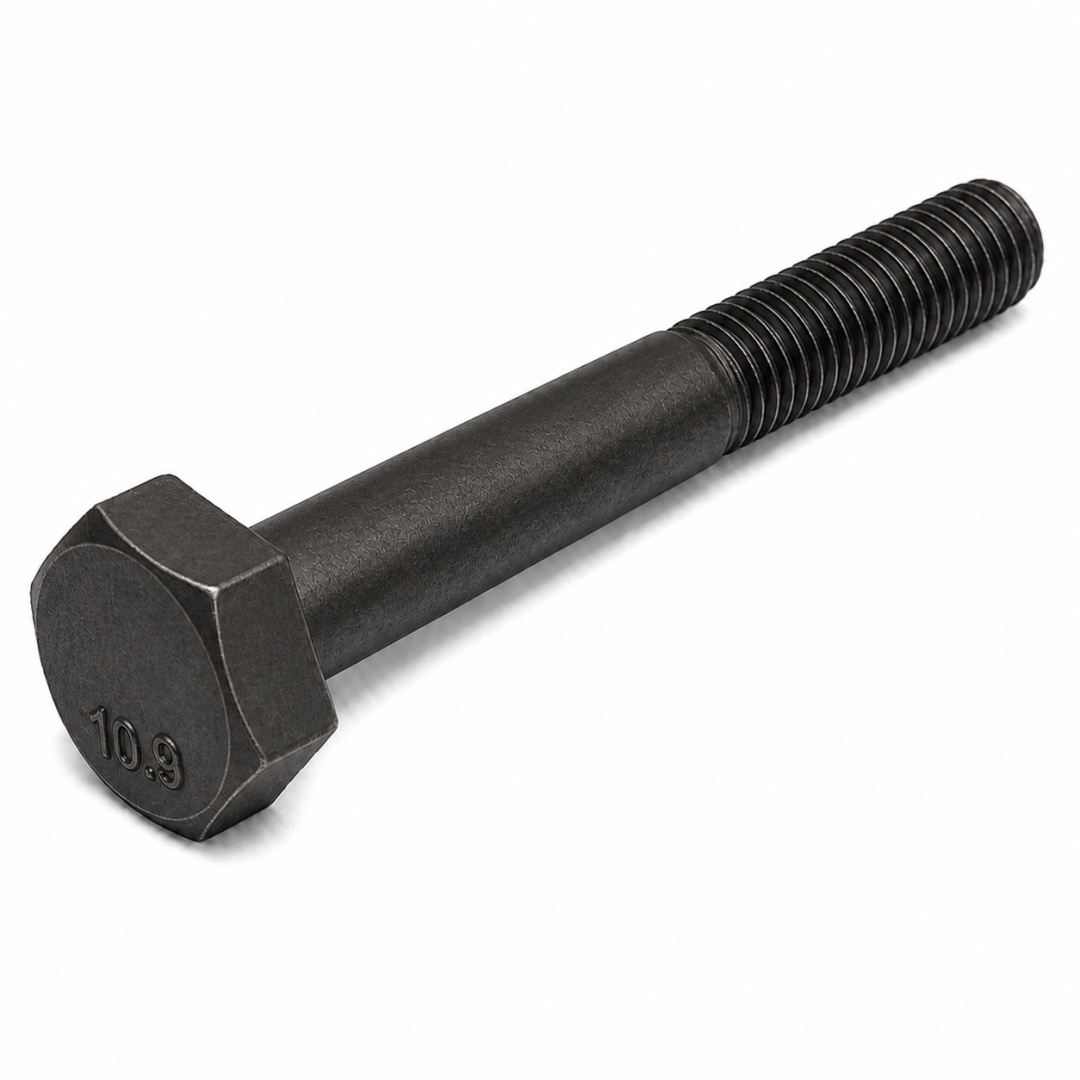 Śruba M36x260 DIN 931 klasy 10.9 bez pokrycia