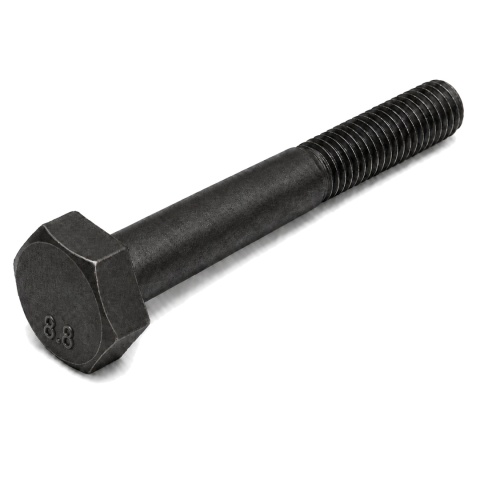 M16x55 Śruba z łbem sześciokątnym 8.8 bez pokrycia DIN 931 - 1 szt.