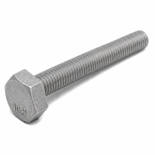M10x1,25x30 Śruba z łbem sześciokątnym 10.9 ocynk płatkowy DIN 961 - 2 szt.