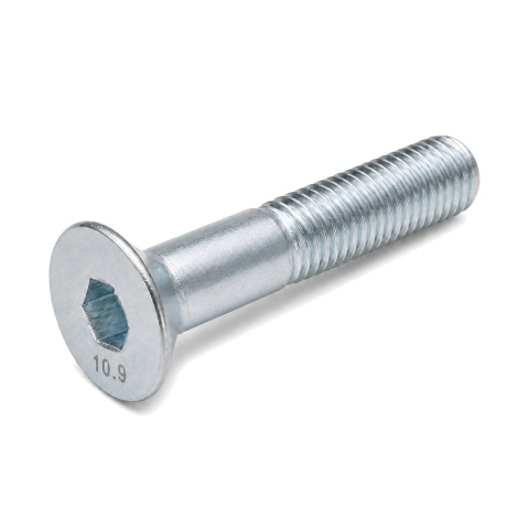 M20x90 Śruba z łbem stożkowym i gniazdem sześciokątnym 10.9 ocynk galwaniczny DIN 7991 NG - 1 szt.