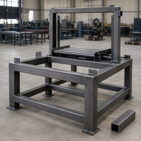 Profil stalowy zamknięty kwadratowy 10x10x1 S235 - długość 500 mm