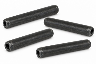 10x30 Kołki sprężyste zwijane zwykłe ISO 8750 (DIN 7343), stalowe czarne - 50 szt.