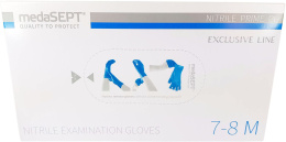 Rękawiczki nitrylowe bezpudrowe 100 szt L