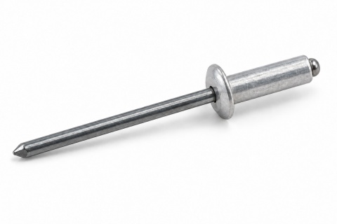 4x18 Nity zrywalne otwarte ISO 15977, aluminium/stal - 500 szt.