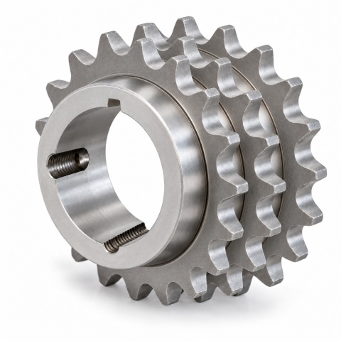Koło łańcuchowe 08B-3 1/2" Z=17 pod Taper Lock 1210, niehartowane