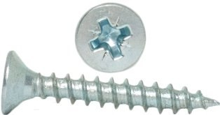 5X45 Wkręt do drewna łeb stożkowy oc.biały 25szt 5X45 Wkręt do drewna łeb stożkowy oc.biały 25szt