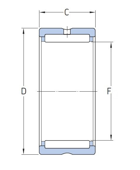 Łożysko igiełkowe NK 105/26 JNS 105x125x26 Łożysko igiełkowe NK 105/26 JNS 105x125x26